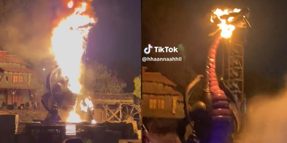 Disneyland sufrió incendio en una de sus atracciones.