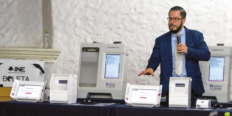 El pasado 14 de abril se presentaron las urnas electrónicas que serán utilizadas en las elecciones del Edomex.
