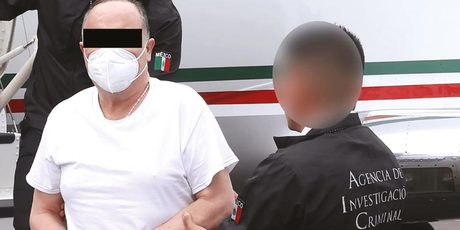 El exgobernador, al momento de ser extraditado de Estados Unidos a México, el 2 de junio del 2020.