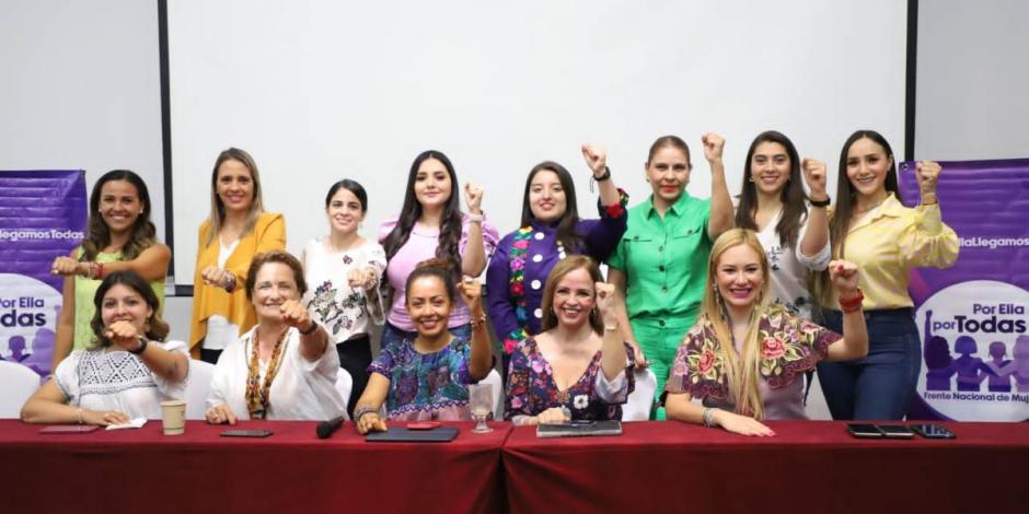 En Chiapas queremos a la primera mujer presidenta de México: Frente Nacional de Mujeres Por Ella por Todas.