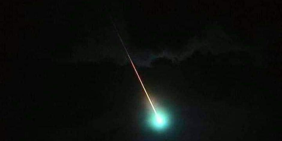 Avistan "meteorito" en Nuevo León.