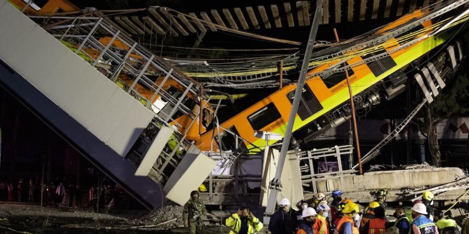 El 3 de mayo del 2021 se desplomó una parte del tramo elevado de la Línea 12 del Metro, cerca de la estación Olivos.