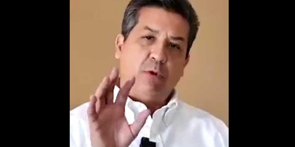 El exgobernador de Tamaulipas, Francisco Javier García Cabeza de Vaca, anunció su aspiración presidencial