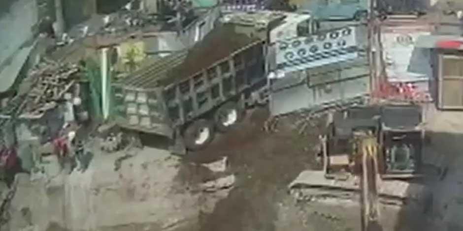Derrumbe en construcción de la Cuauhtémoc deja 2 heridos