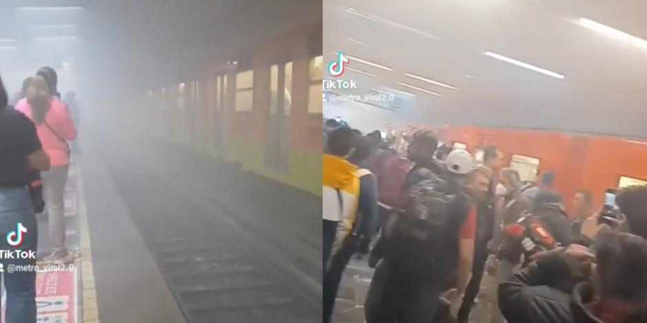 Metro CDMX inició la jornada con humo en Línea 3, según reportes de usuarios.
