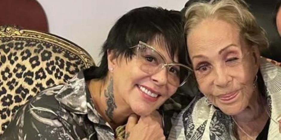 Alejandra Guzmán presume foto con Silvia Pinal por Día de las Madres y causa preocupación