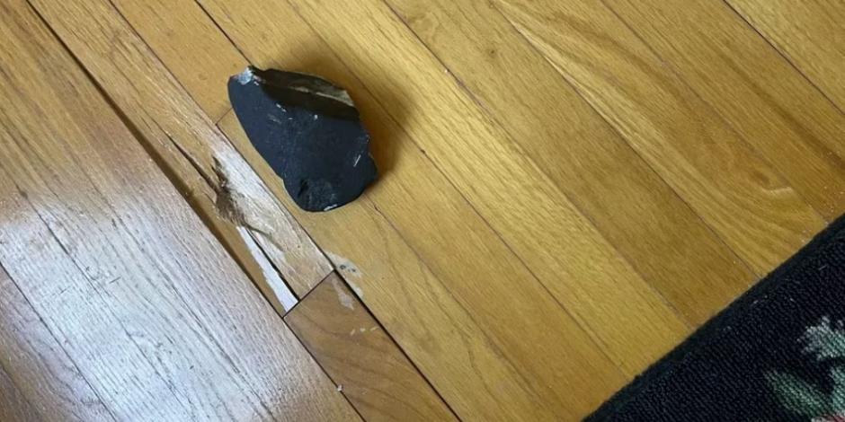 Un meteorito cayó sobre una casa en Nueva Jersey.