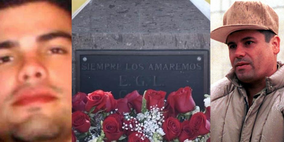 Estas fueron las rosas colocadas en la tumba del hijo de El Chapo.