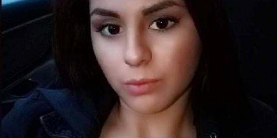 La joven Sarahí Guadalupe, en una imagen difundida en redes sociales de familiares y amigos, ayer.