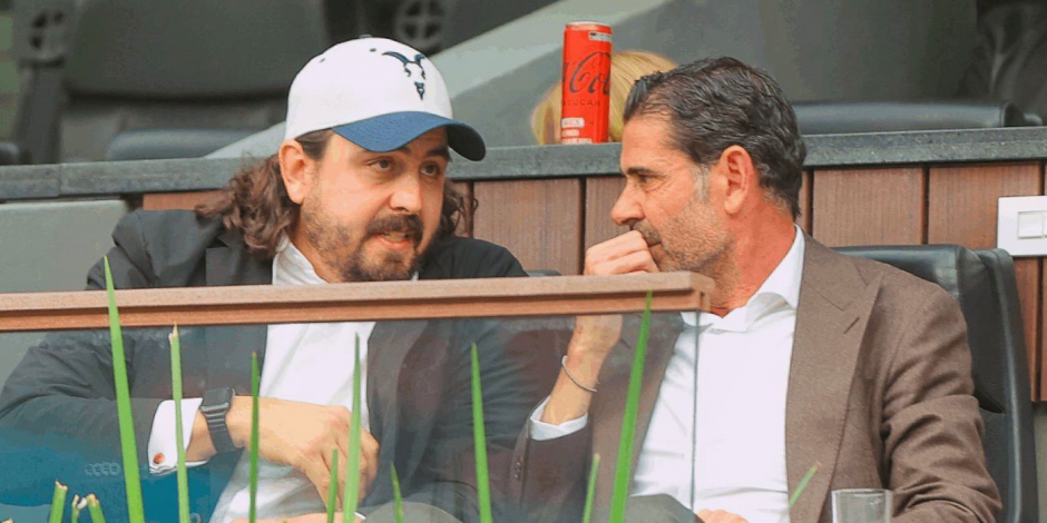 Fernando Hierro y Amaury Vergara