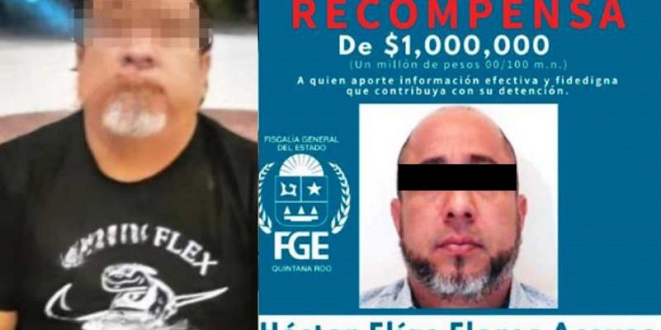 Héctor Flores, "El 15", era de los más buscados por la Fiscalía de Quintana Roo.