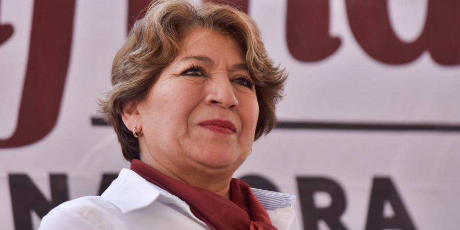 Delfina Gómez, candidata a la gubernatura del Estado de México