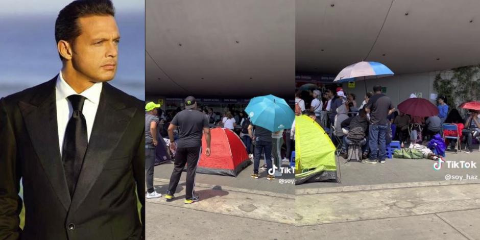 Fans de Luis Miguel acampan afuera de la Arena CDMX