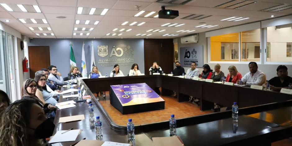 Sesión del Consejo de Desarrollo Social en Álvaro Obregón.