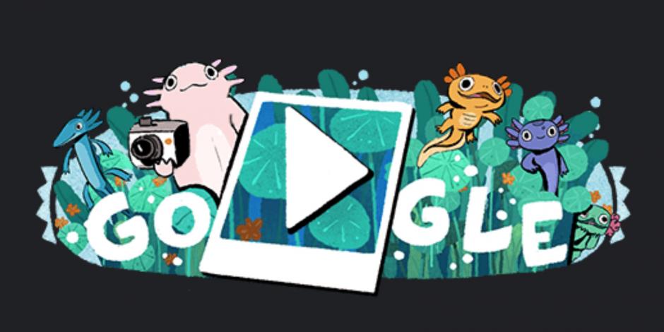 Google dedicó su Doodle al lago de Xochimilco