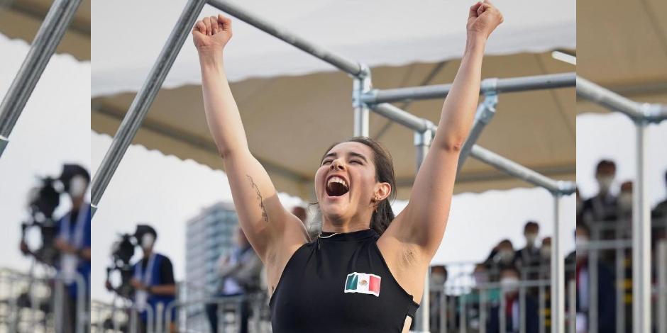 La mexicana Ella Bucio es campeona mundial de parkour