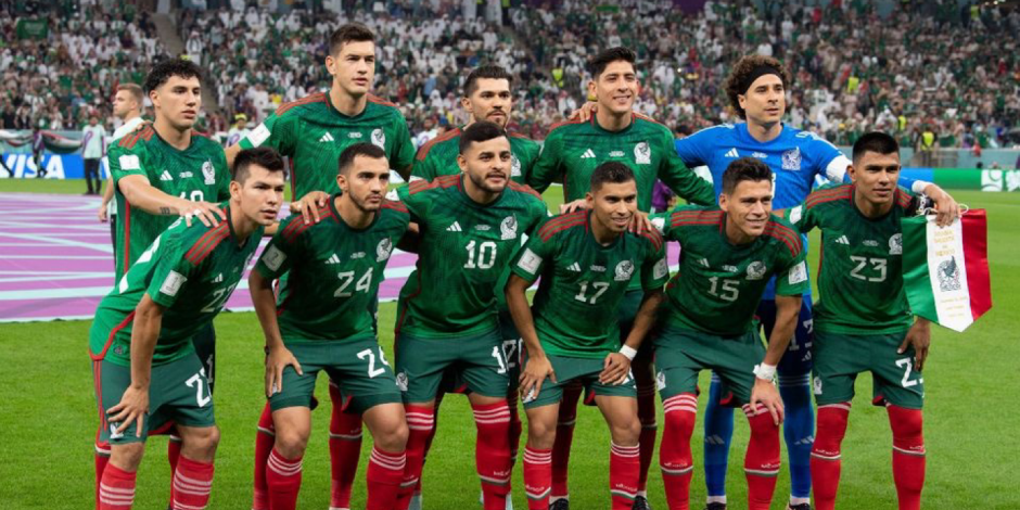 Jugadores de la Selección Mexicana en el Mundial de Qatar 2022.