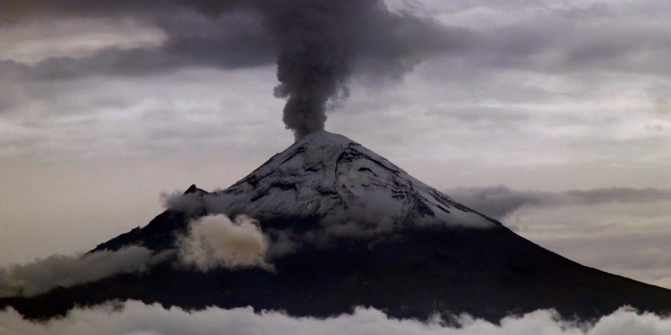 Popocatépetl, en fotografía de archivo.