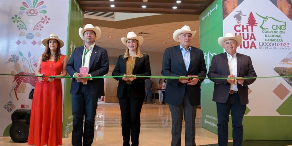 El momento de la inauguración del evento en Chihuahua.