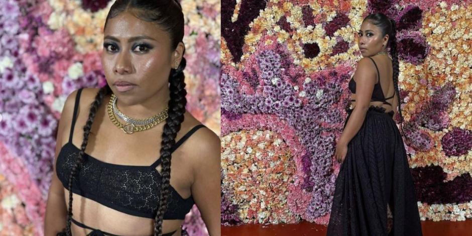 Yalitza Aparicio lució un increíble look en el desfile de Dior en CDMX