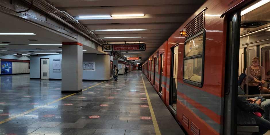 Un aspecto de la Línea 6 del Metro CDMX