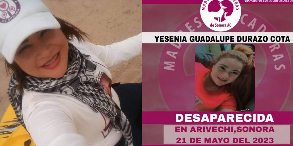 Madres buscadoras de Sonora. Colectivos piden a cárteles que devuelvan a Yesenia Guadalupe
