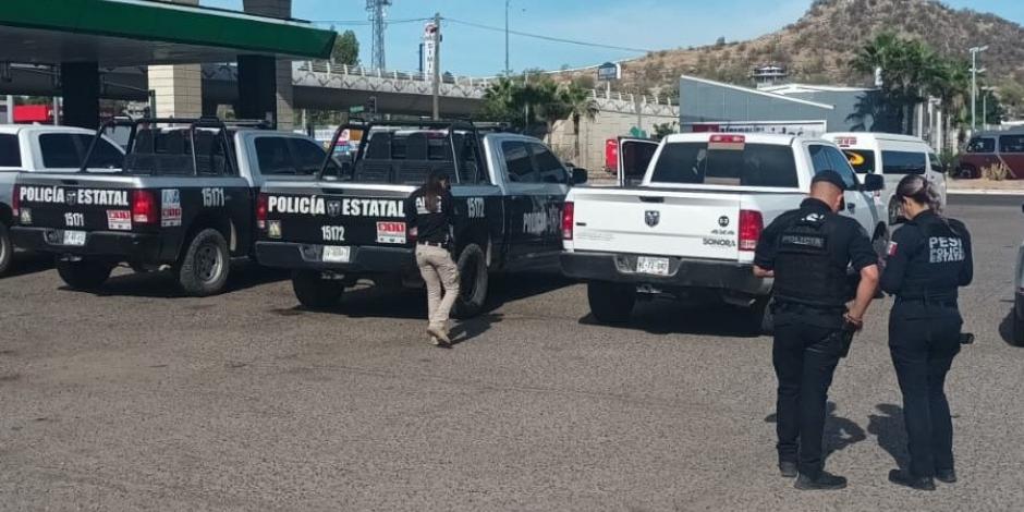 Fuerzas de seguridad de Sonora pusieron en marcha un operativo de búsqueda de la víctima, ayer.