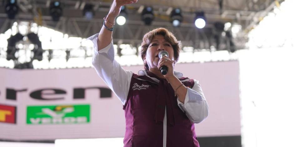 Elección Edomex. Mexiquenses abarrotan primeros 2 cierres de campaña de Delfina Gómez