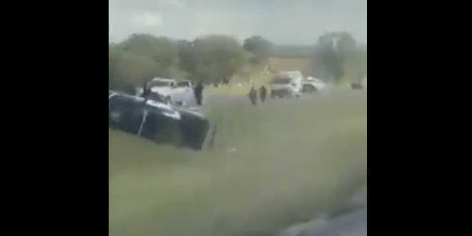 Abaten a 10 personas tras ataque a Fuerza Civil en la carretera a Nuevo Laredo