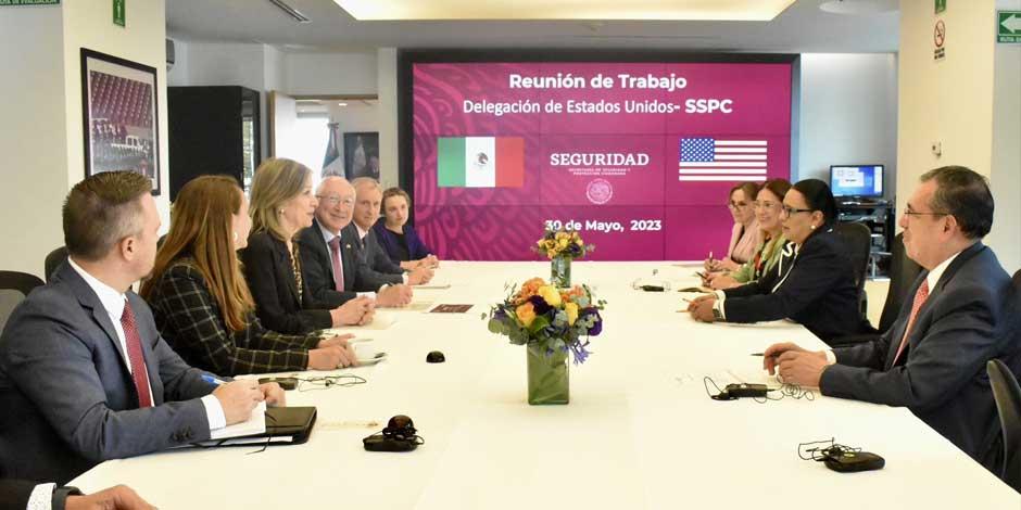 México y estados Unidos celebran reunión de trabajo