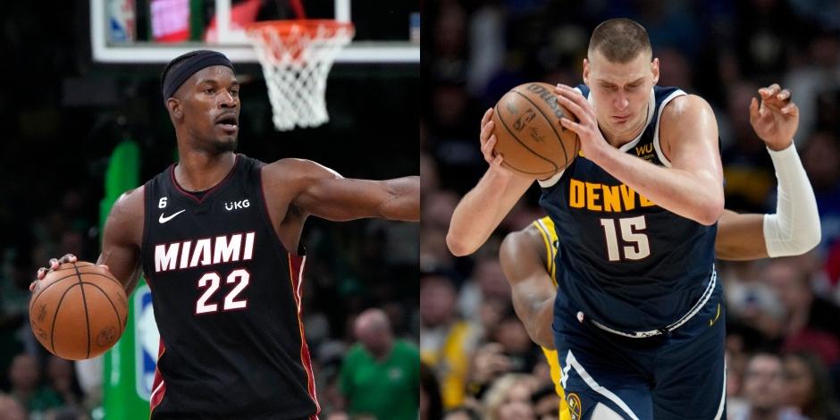Jimmy Butler y Nikola Jokic son los jugadores a seguir de Miami Heat y Denver Nuggets, respectivamente, en las Finales de la NBA.