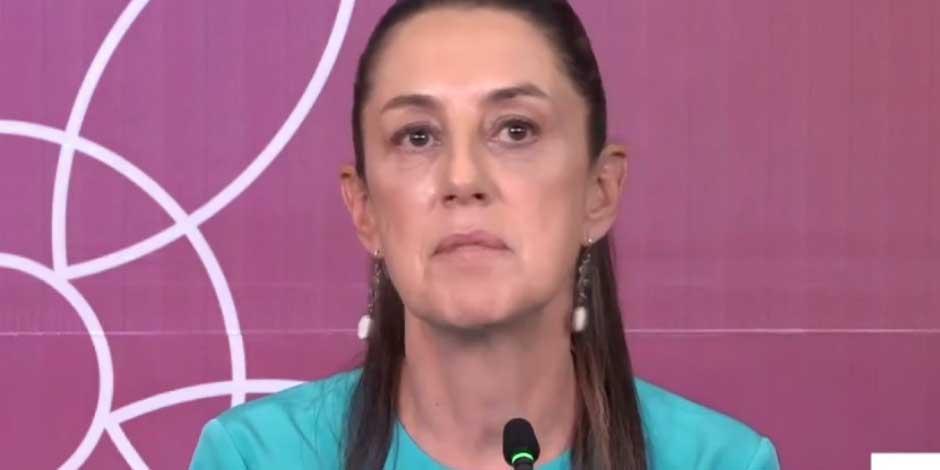 La Jefa de Gobierno de la Ciudad de México, Claudia Sheinbaum