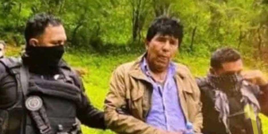 Captura de video del momento de la detención de Rafael Caro Quintero en Choix, Sinaloa