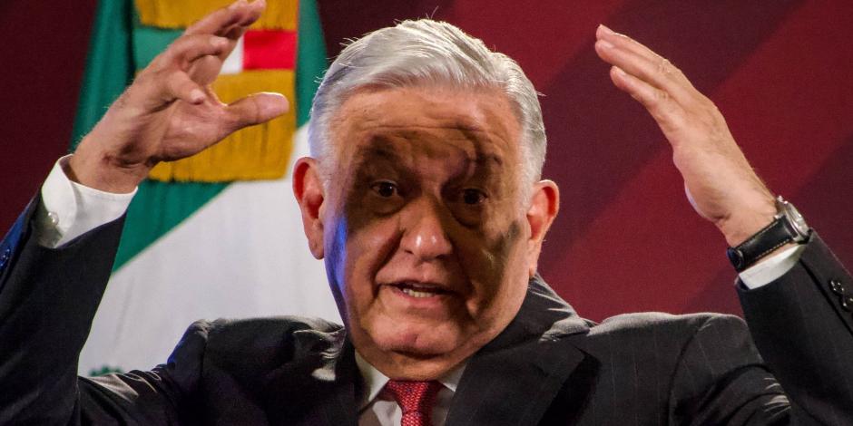 El Presidente López Obrador ofrece conferencia este 28 de junio del 2023, desde Palacio Nacional, en la Ciudad de México.