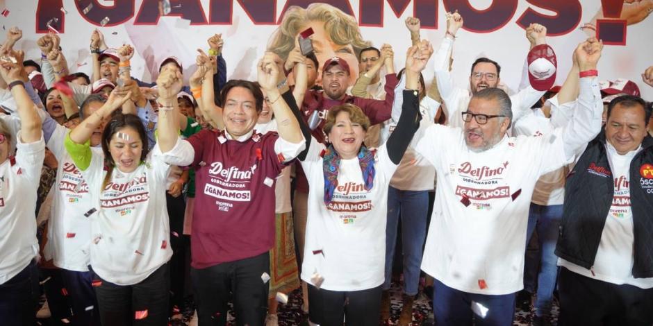 Ganamos la batalla maestra, Delfina Gómez será la próxima gobernadora del Estado de México: Mario Delgado