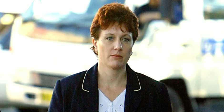 Kathleen Folbigg entra a la Corte Suprema de Nueva Gales del Sur en Sydney el 19 de mayo de 2003.