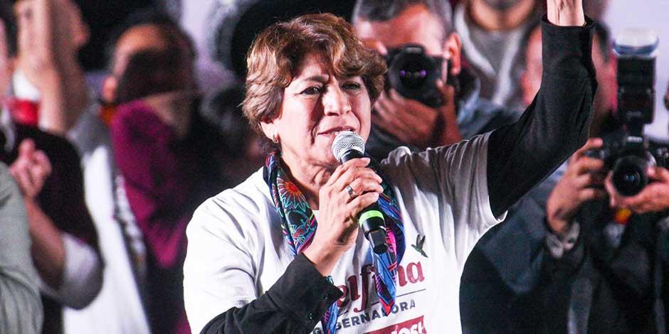 Delfina Gómez, gobernadora electa del Estado de México.