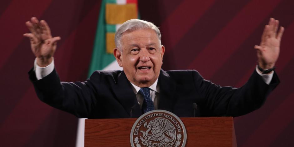 El Presidente López Obrador ofreció conferencia este 20 de junio del 2023, desde Palacio Nacional, en la Ciudad de México.