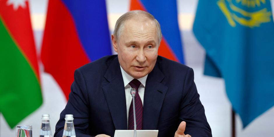El presidente ruso, Vladimir Putin, se reúne con participantes del Consejo Intergubernamental Euroasiático y del Consejo de Jefes de Gobierno de la CEI, en Sochi, Rusia, el 9 de junio de 2023