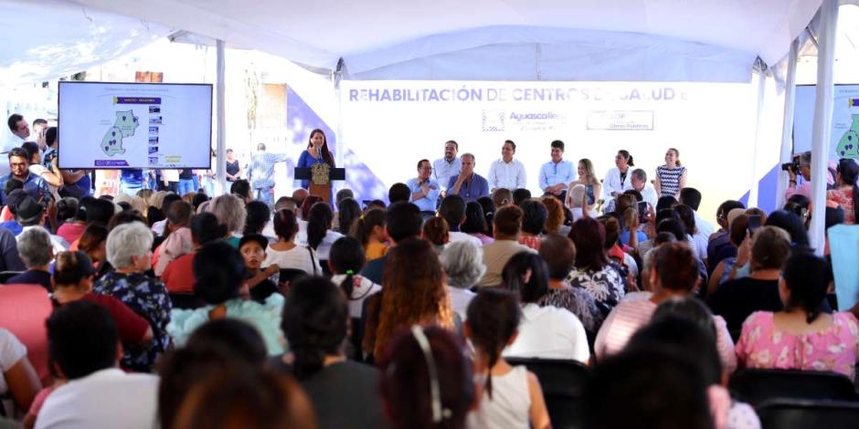 Con 31 mdp, arranca rehabilitación de centros de salud en Aguascalientes.