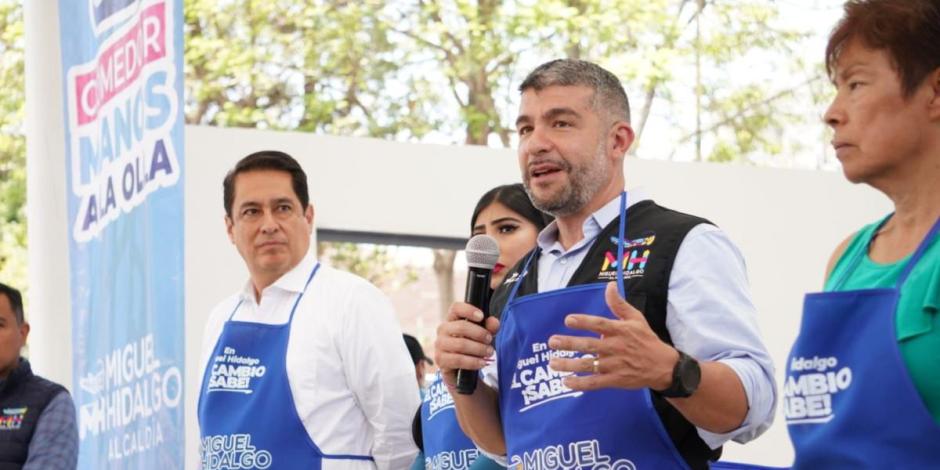 Mauricio Tabe anuncia continuidad de comedores solidarios 'Manos a la Olla'.