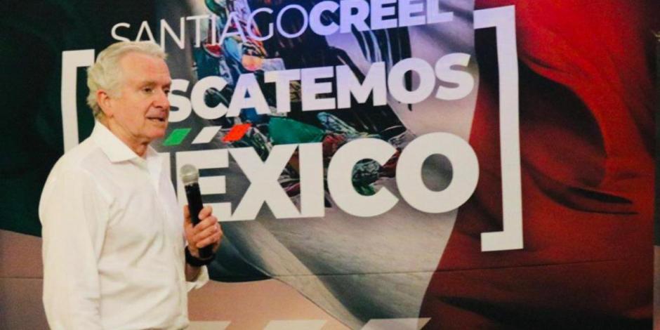 Santiago Creel propone nuevo sistema para enfrentar la violencia en México.