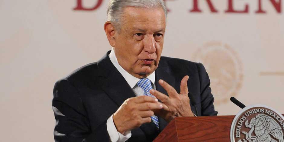 El Presidente López Obrador ofrece conferencia este 26 de junio del 2023, desde Palacio Nacional, en la Ciudad de México.