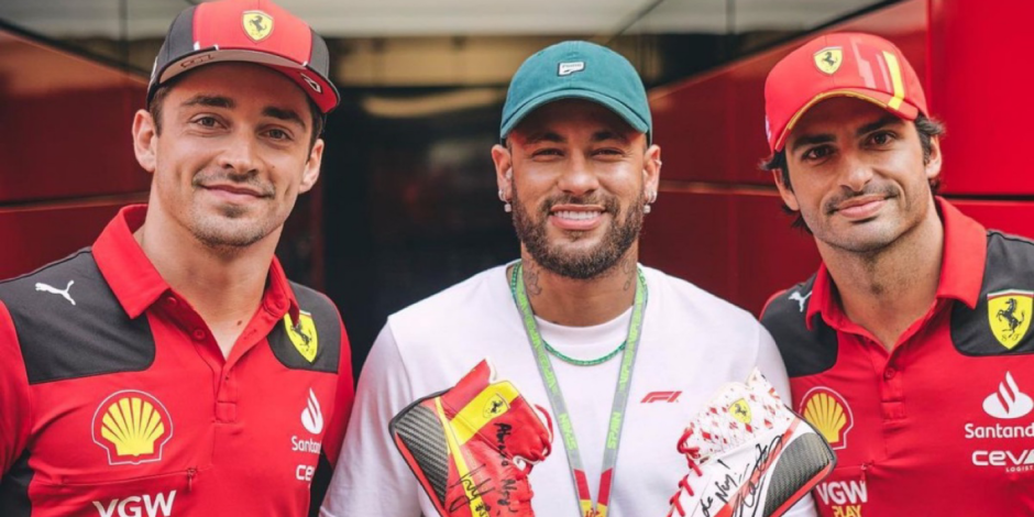 Neymar Jr. En el Gran Premio de España