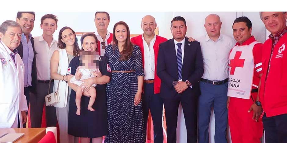 Tere Jiménez inaugura base norte de la Cruz Roja; beneficiará a 46 mil familias