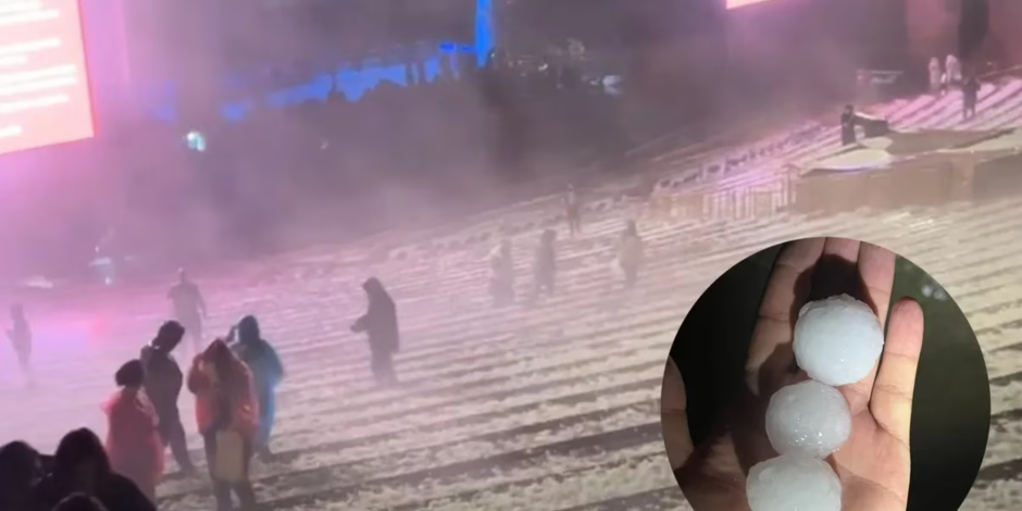 Granizo gigante azota concierto de Louis Tomlinson; hay decenas de heridos (VIDEO)