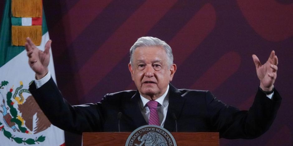 El Presidente López Obrador ofrece conferencia este 20 de julio del 2023, desde Palacio Nacional, en la Ciudad de México.