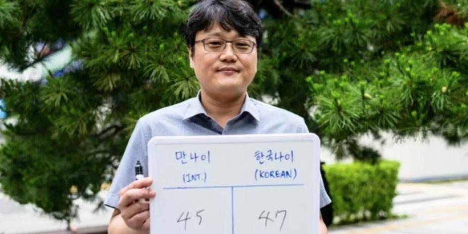 La edad en Corea del Sur es diferente a la del resto del mundo.