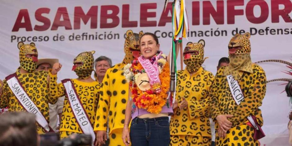 'Luchamos por el pueblo de México y los derechos de las mujeres': Claudia Sheinbaum en Chilpancingo, Guerrero.