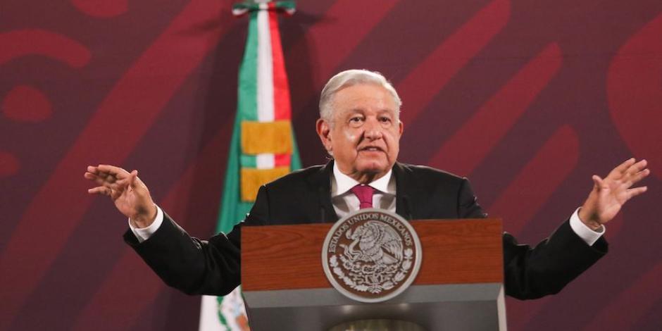 El Presidente López Obrador ofrece conferencia este 14 de julio del 2023, desde La Paz, Baja California sur.
